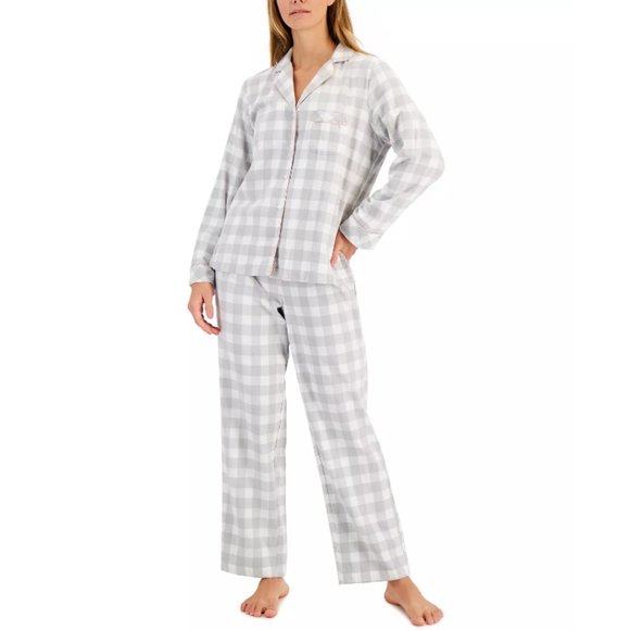 stars above Other - White/Grey Flannel Pajama Set